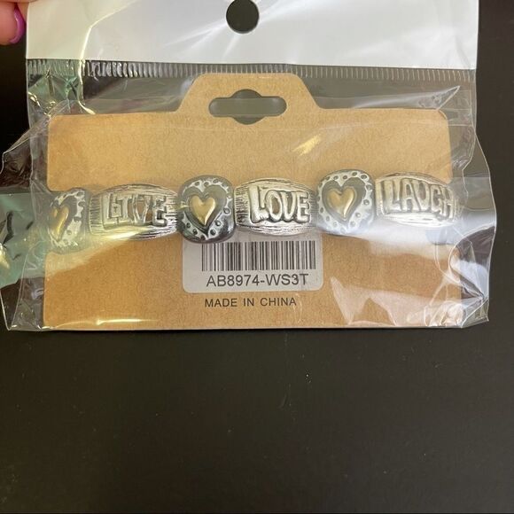 Icon collection live laugh love heart bracelet - Picture 2 of 2